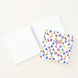 Red Gult Blue ABC Brev Notes Bullet Journal