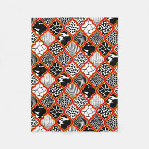 Red Gult Hollywood ReEmergency Animal Print Fleecefilt