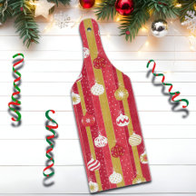 Red Gult Julgran Ornaments