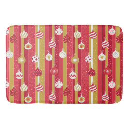 Red Gult Julgran Ornaments Badrumsmatta