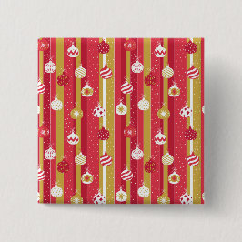 Red Gult Julgran Ornaments Knapp