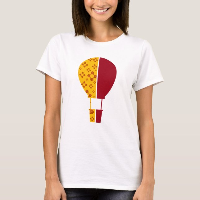 Red Gult New mexico Zia Luftballong T Shirt (Framsida)