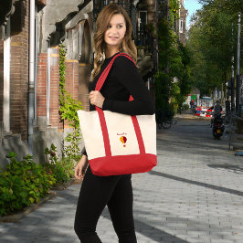 Red Gult New mexico Zia Luftballong Tygkasse