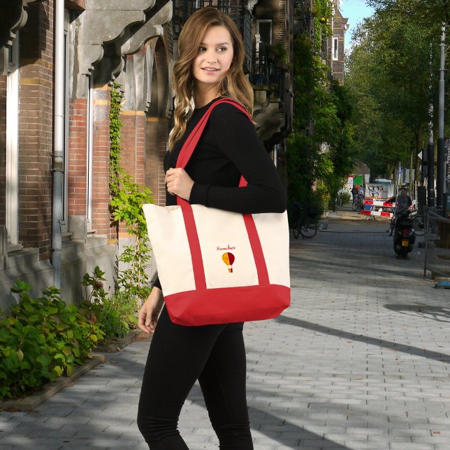 Red Gult New mexico Zia Luftballong Tygkasse (Skapare uppladdad)