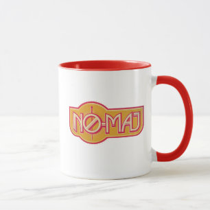 Red & Gult NO-MAJ™-bricka Mugg