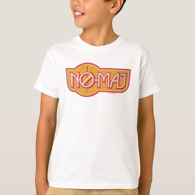 Red & Gult NO-MAJ™-bricka Tröja (Framsida)