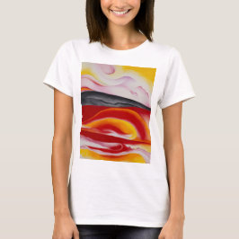 Red, Gult och Black Streak | Georgia O'Keeffe | T Shirt