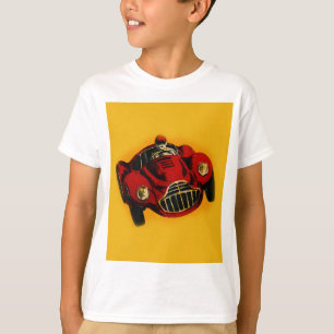 Red Gult Old Auto Tävla Car Tee