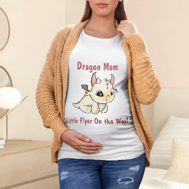 Red gult pastel baby draon Mamma T-Shirt