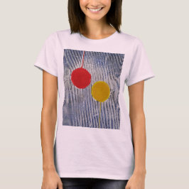 Red Gult Sol Spot Polka dots Abstrakt T Shirt