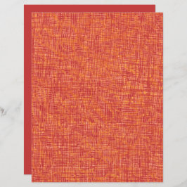 Red Gult Thin Linjer Struktur Skrapbook Papper