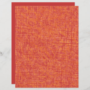 Red Gult Thin Linjer Struktur Skrapbook Papper