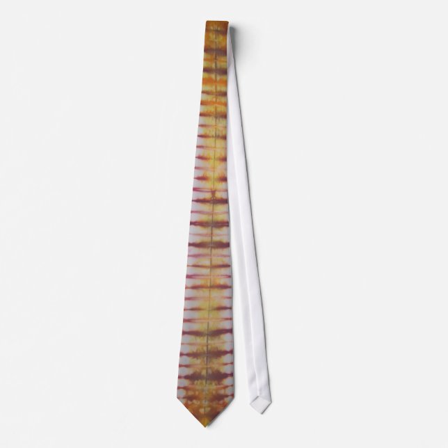 Red Gult Tie Dye Necktie Slips (Framsida)