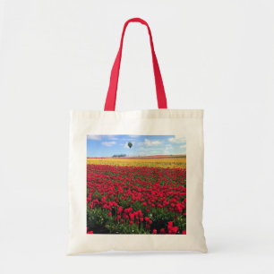Red & Gult Tulip Fält med Luftballong Tygkasse