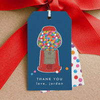 Red Gumball Maskin Candy Bubble Gum Tack