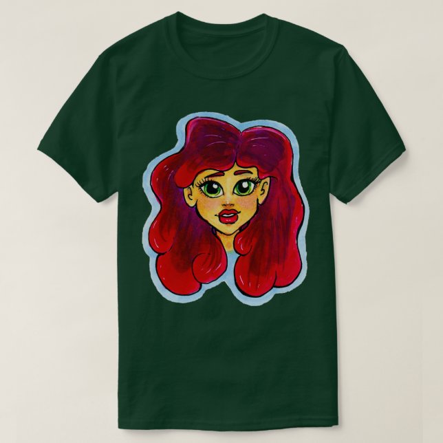 Red Hair Donx27t - ingen text T Shirt (Design framsida)