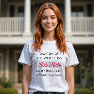 Red Hair Proud - Ginger Hair Rödhårig T Shirt