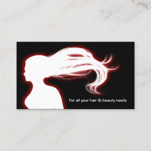 Red Hair Salon-visitkort Visitkort
