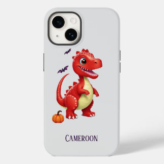 Red Halloween dinosaur