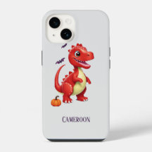 Red Halloween dinosaur