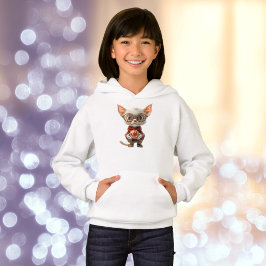 Red-Handed jul Cat Girl's Hoodie T Shirt