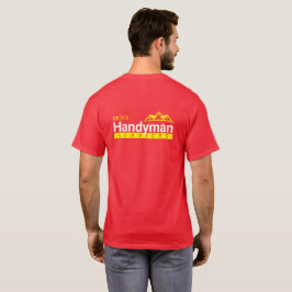 Red Handyman Business Manar T-Shirt - Home Busines