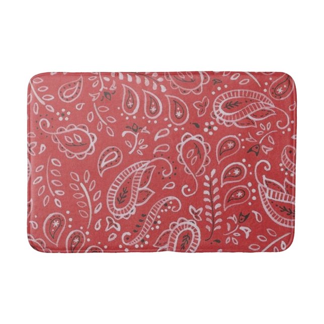 Red Hanky Bath Mat Badrumsmatta (Framsidan)