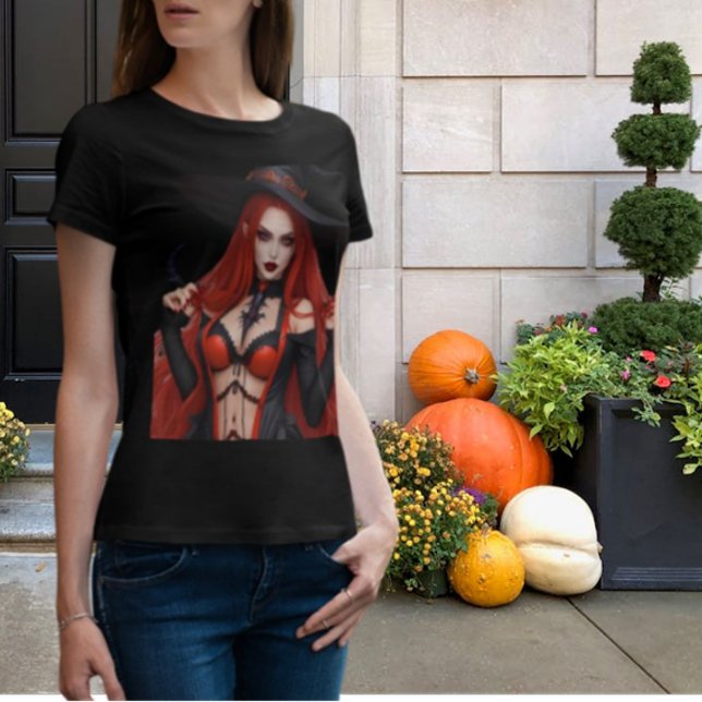 Red-Har-färgad reflexfotografi T Shirt (Skapare uppladdad)