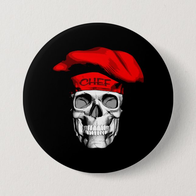 Red Hat Chef Skull Knapp (Framsida)
