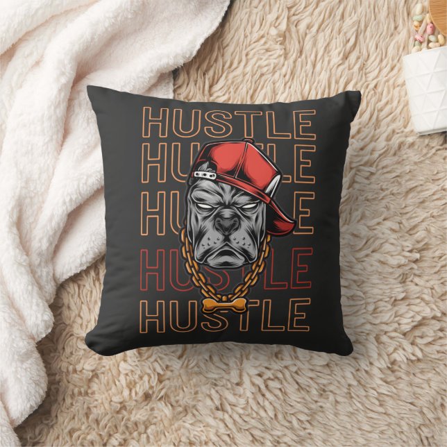 Red Hat Mad Dog Hustle  Kudde (Filt)