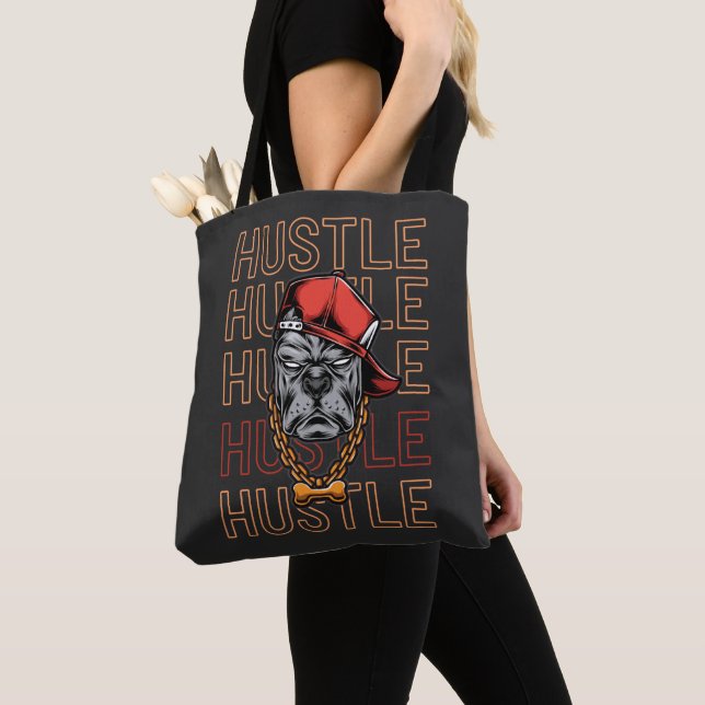  Red Hat Mad Dog Hustle  Tygkasse (Närbild)