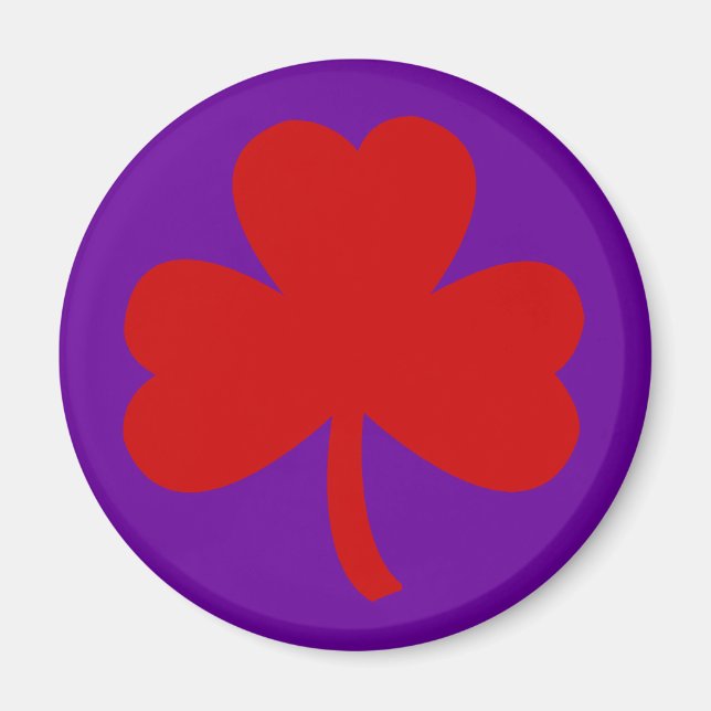 Red Hat Shamrock Magnet (Framsidan)