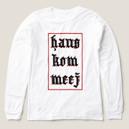 Red Haus Kom Meej Hmong Anpassad design Shirt T Shirt