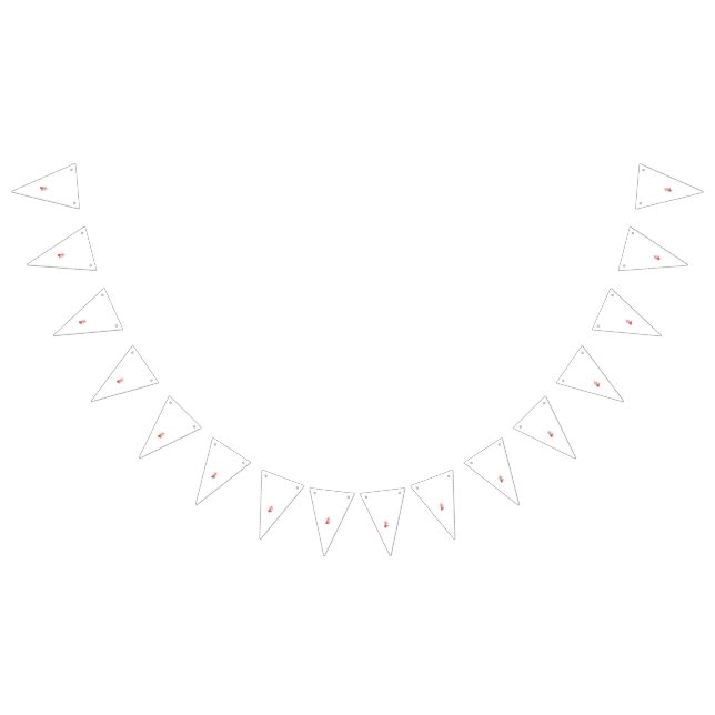 Red Hawaiian hibiscus med detaljerade petaler och  Vimplar (Alla)