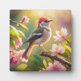 Red Heaff Chsted Warbler Fantasy Bird