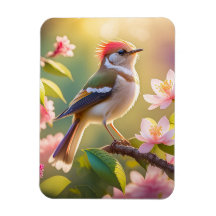 Red Heaff Chsted Warbler Fantasy Bird