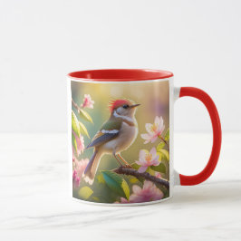 Red Heaff Chsted Warbler Fantasy Bird Mugg