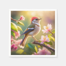 Red Heaff Chsted Warbler Fantasy Bird