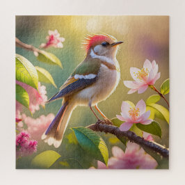 Red Heaff Chsted Warbler Fantasy Bird Pussel