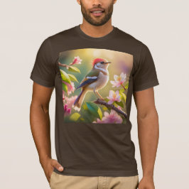 Red Heaff Chsted Warbler Fantasy Bird T Shirt
