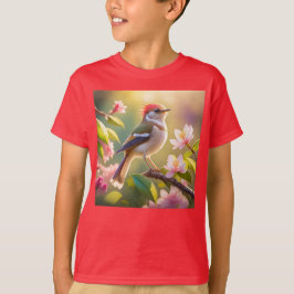 Red Heaff Chsted Warbler Fantasy Bird T Shirt