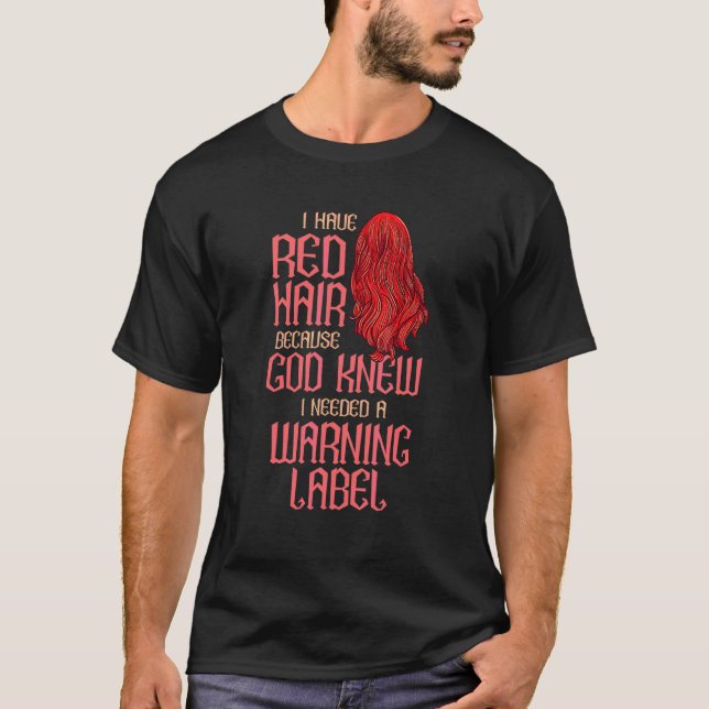 Red Hear Rödhårig T Shirt (Framsida)