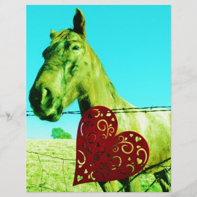 Red Heart and Horse (Framsida)