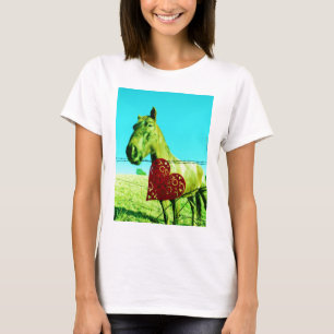 Red Heart and Horse Tee Shirt
