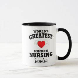 Red Heart Angel Vingar Director of Nursing Mugg