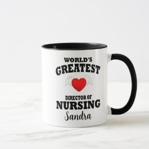 Red Heart Angel Vingar Director of Nursing Mugg