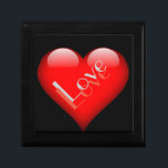 Red Heart Attractive Parisian Kärlek Bröllop Minnesask<br><div class="desc">Du kan enkelt byta typsnitt och färg. Du kan också lägga till logotypen och bakgrundsbilden som du vill.</div>