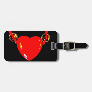 Red Heart Bagagebricka