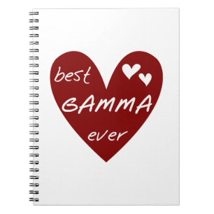 Red Heart Best Gamma-gåvor någonsin Anteckningsbok Med Spiral