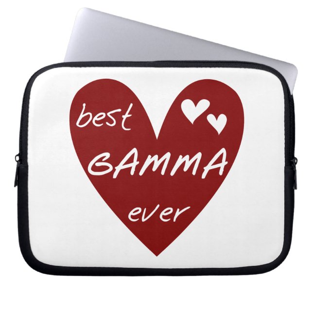 Red Heart Best Gamma-gåvor någonsin Laptop Sleeve (Framsidan)